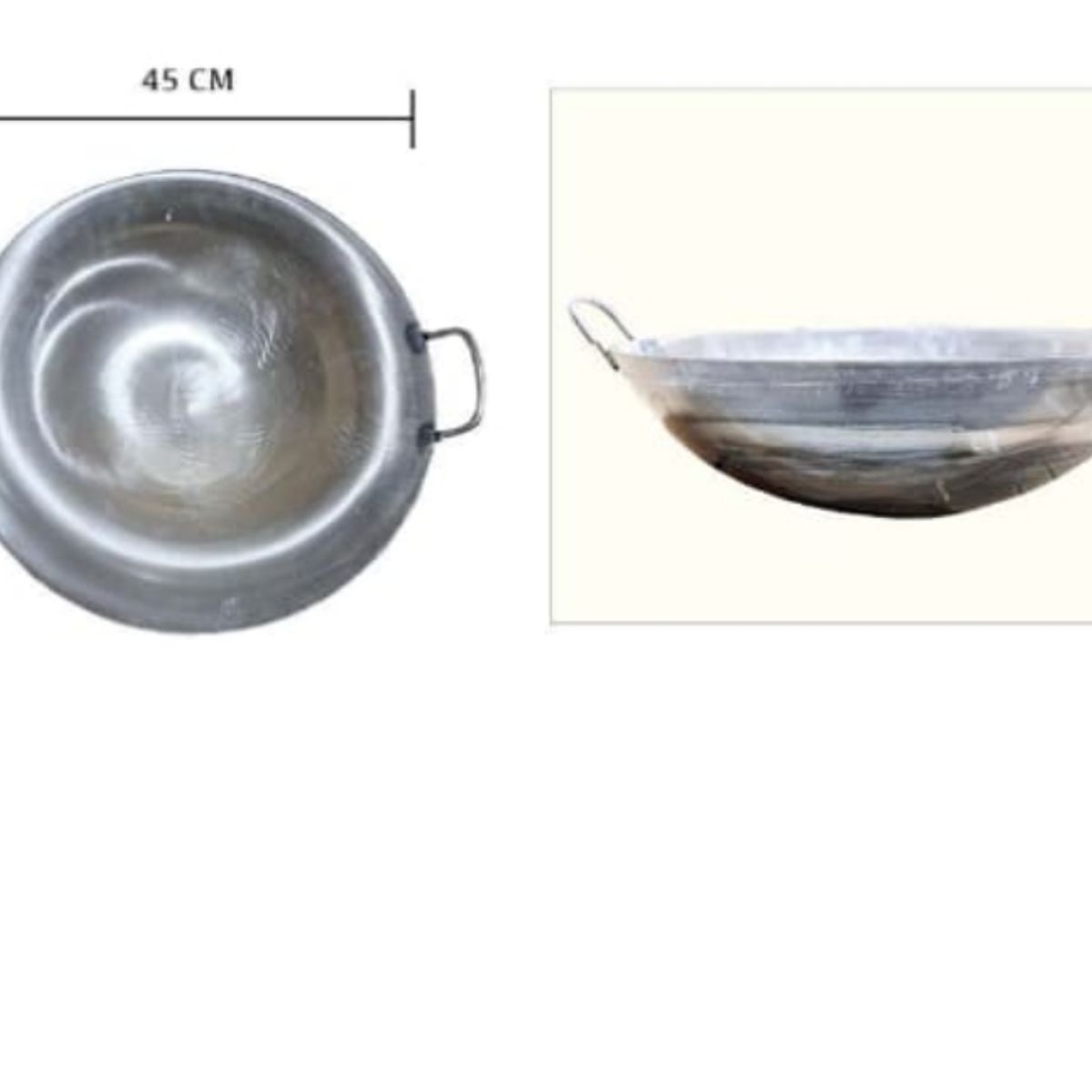 GENERICO - Paila Aluminio Para Cocina 45Cm