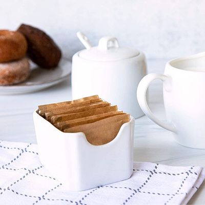 Imagen 2 del producto Set de 2 Porta Sachet Porcelana 8x6x5 Cm Linea Tower