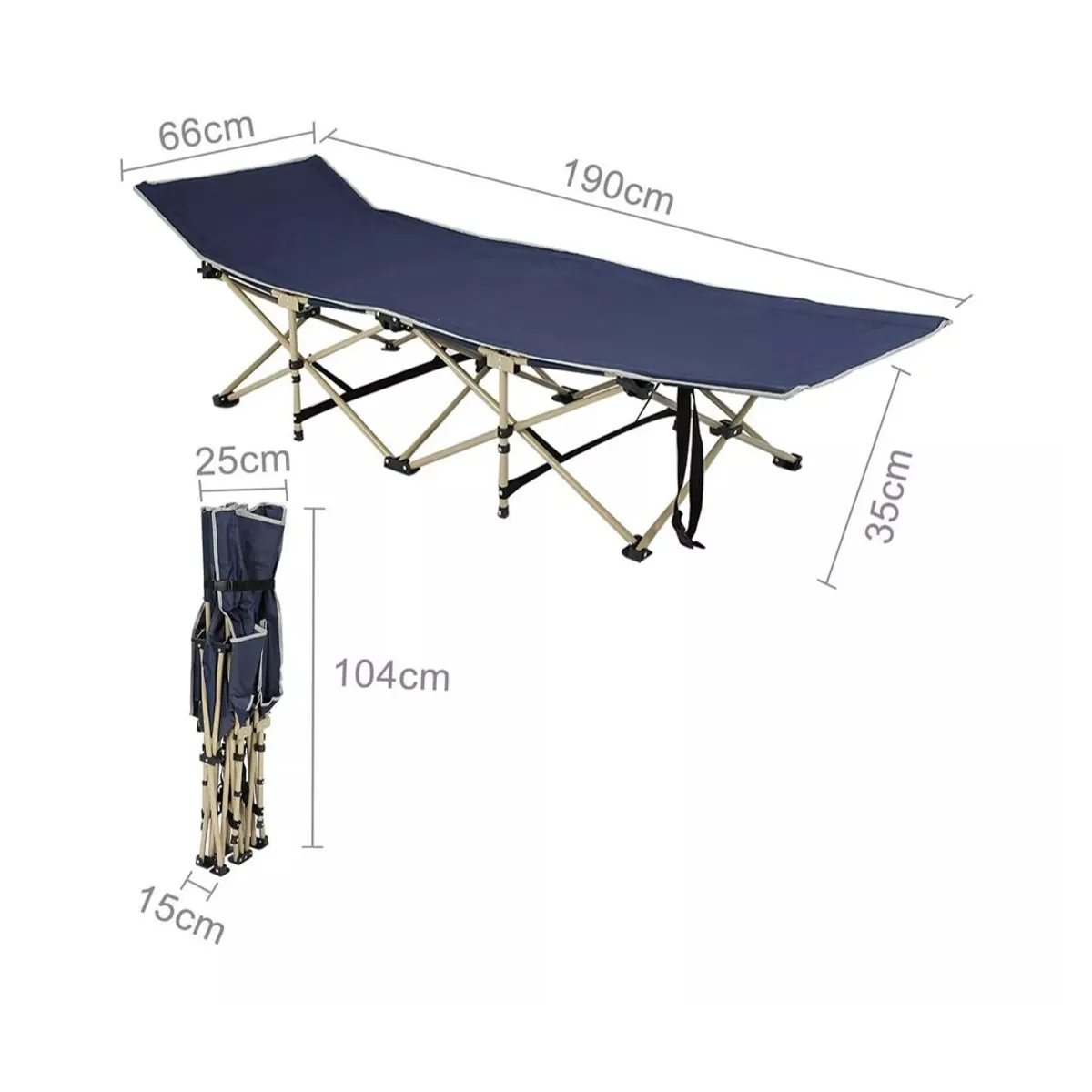 GENERICO - Cama Plegable De Camping Exterior