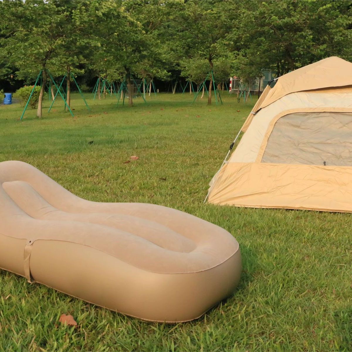 GENERICO - Sofá Inflable Para Exteriores CAMPING 185X76X55