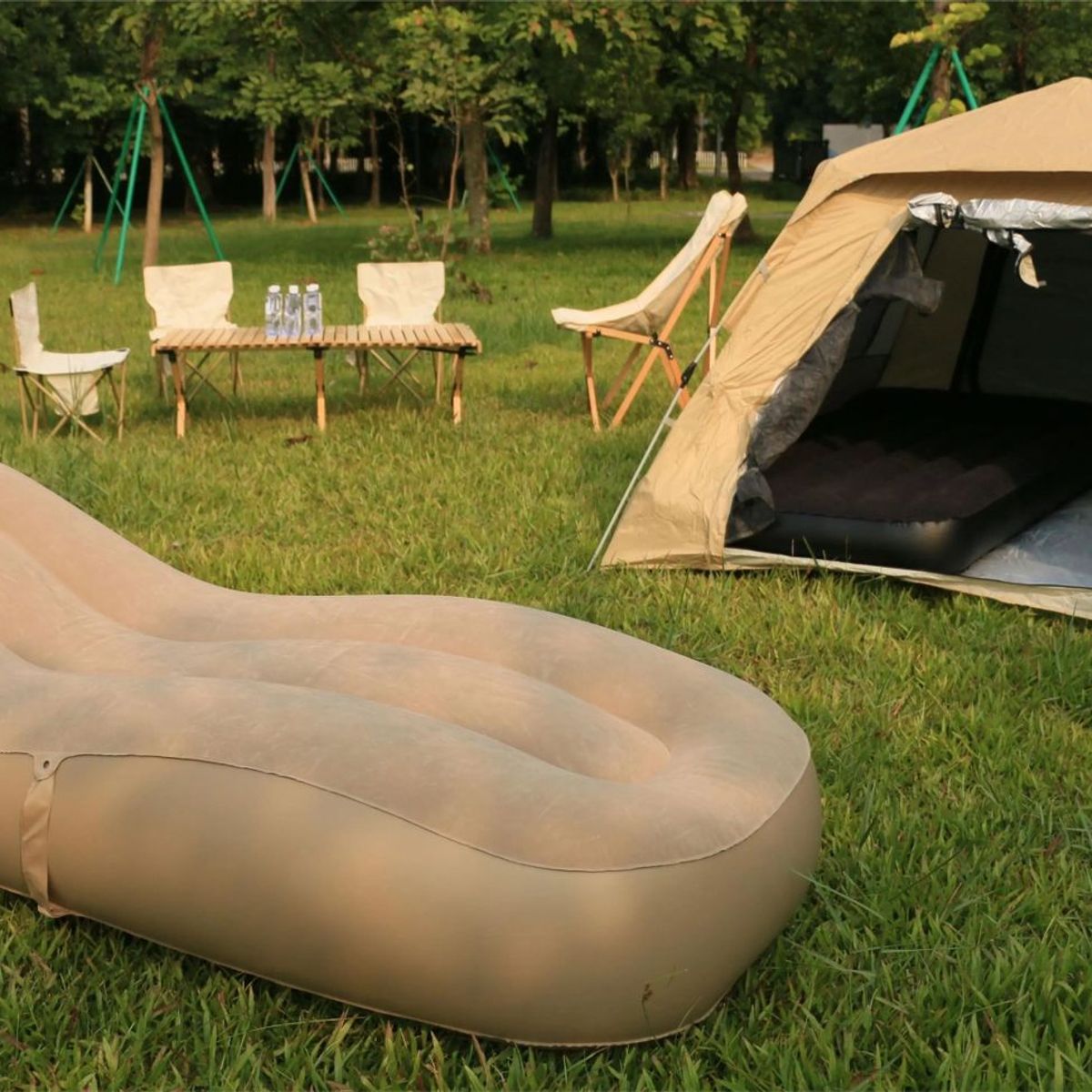 GENERICO - Sofá Inflable Para Exteriores CAMPING 185X76X55