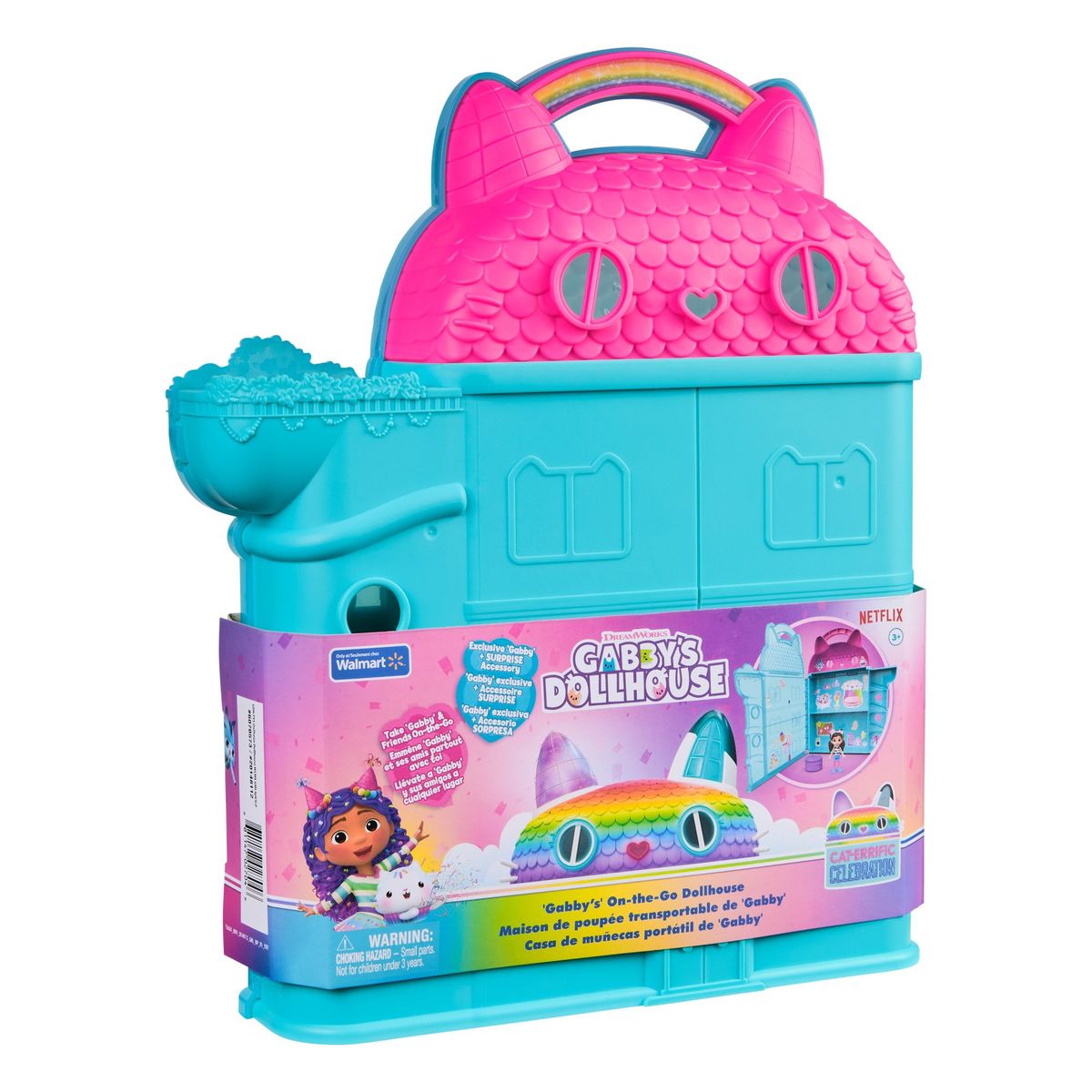 GABBYS DOLLHOUSE - Casa Portatil Con Accesorios La Casa De Muñecas De Gabby