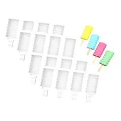 PASTELERIUSCL - X4 Molde Helado Silicona Molde Helados Molde Paletas Mini395