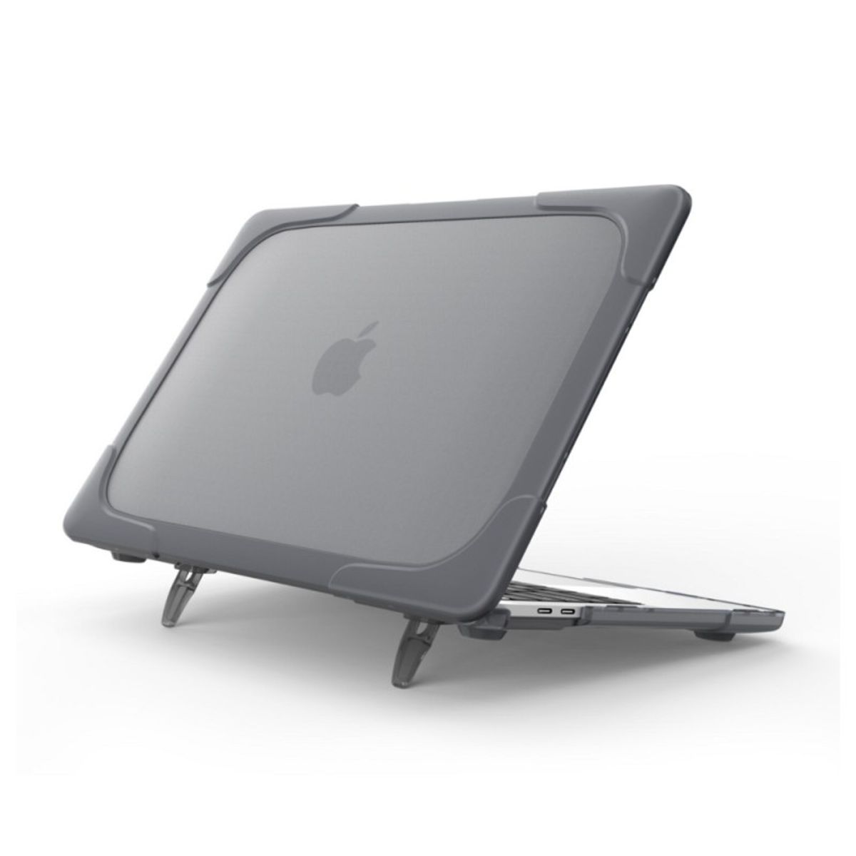 PINEAPPLESTORE - Protector Externo Macbook Pro 133´ consin Touch Bar Reforzado Gris Oscuro