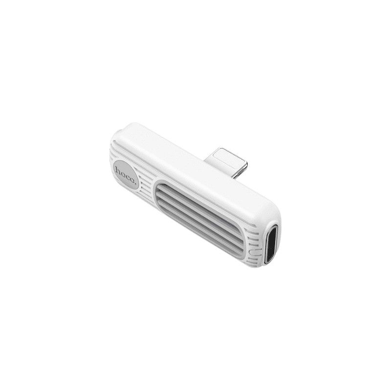 PINEAPPLESTORE - Adaptador Audífono iPhone Dual Hoco Blanco
