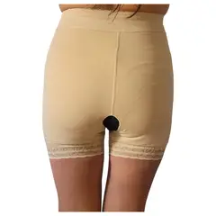 VICALLY FASHION - Faja Short Con Varillas Y Silicona Antideslizante Abierta