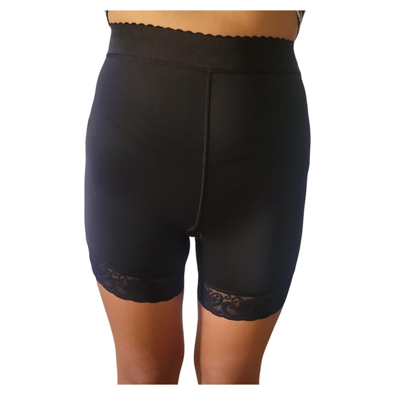 VICALLY FASHION - Faja Short Con Varillas Y Silicona Antideslizante Abierta