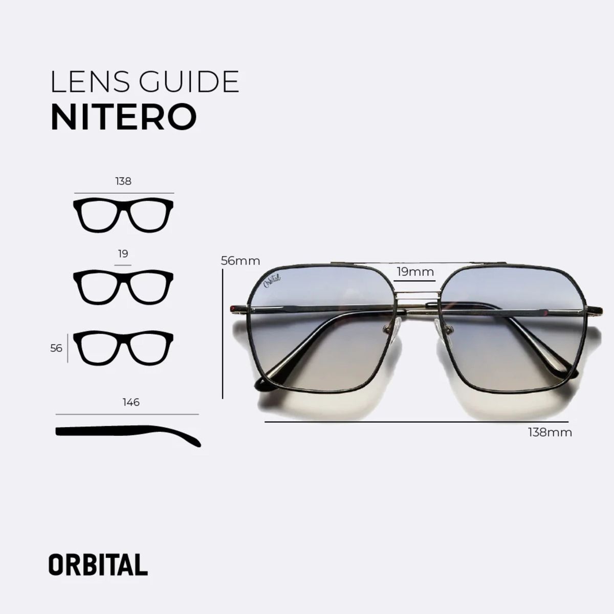 ORBITAL - Lentes Sol Orbital Nitero UV 400