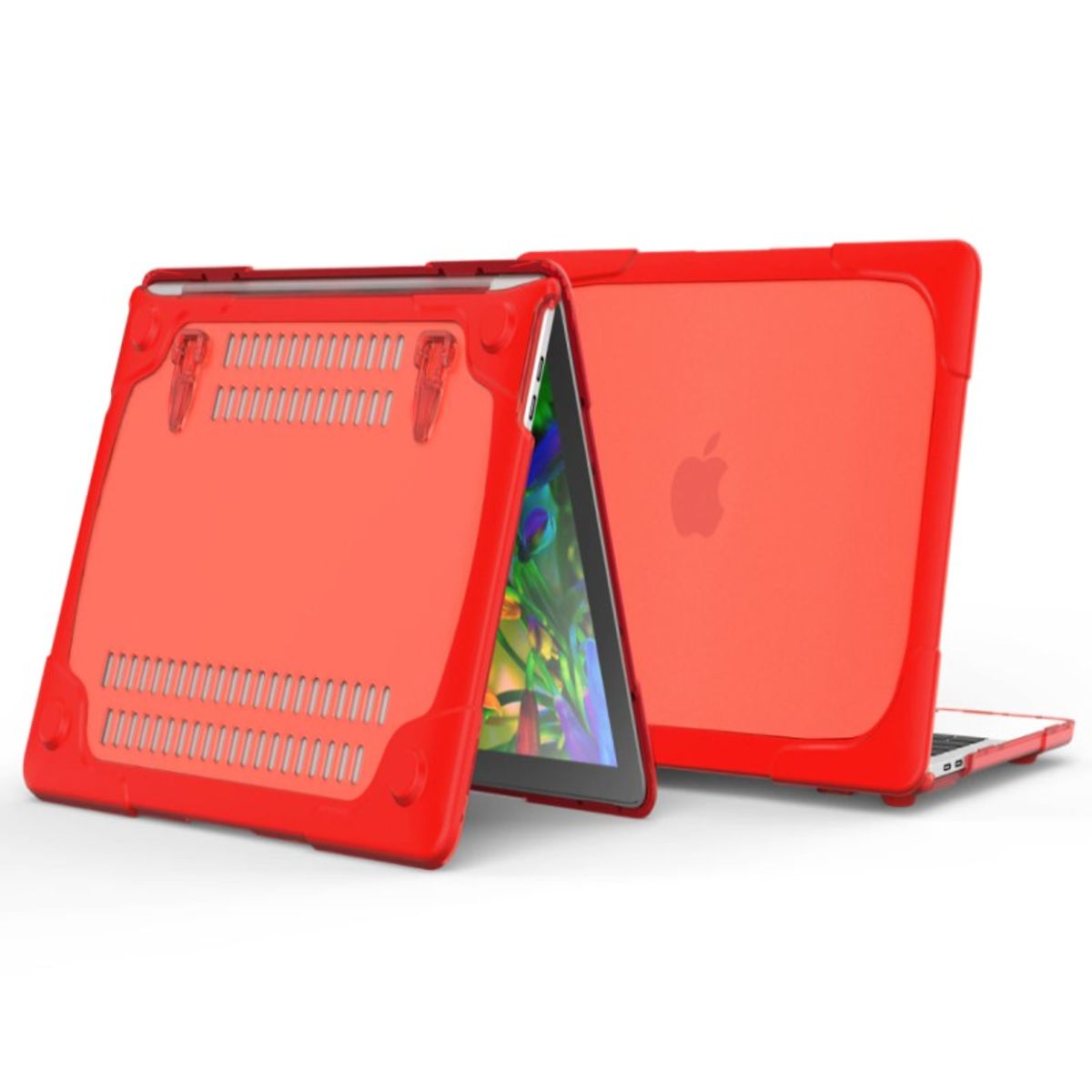 PINEAPPLESTORE - Protector Externo Macbook Pro 133´ consin Touch Bar Reforzado Rojo