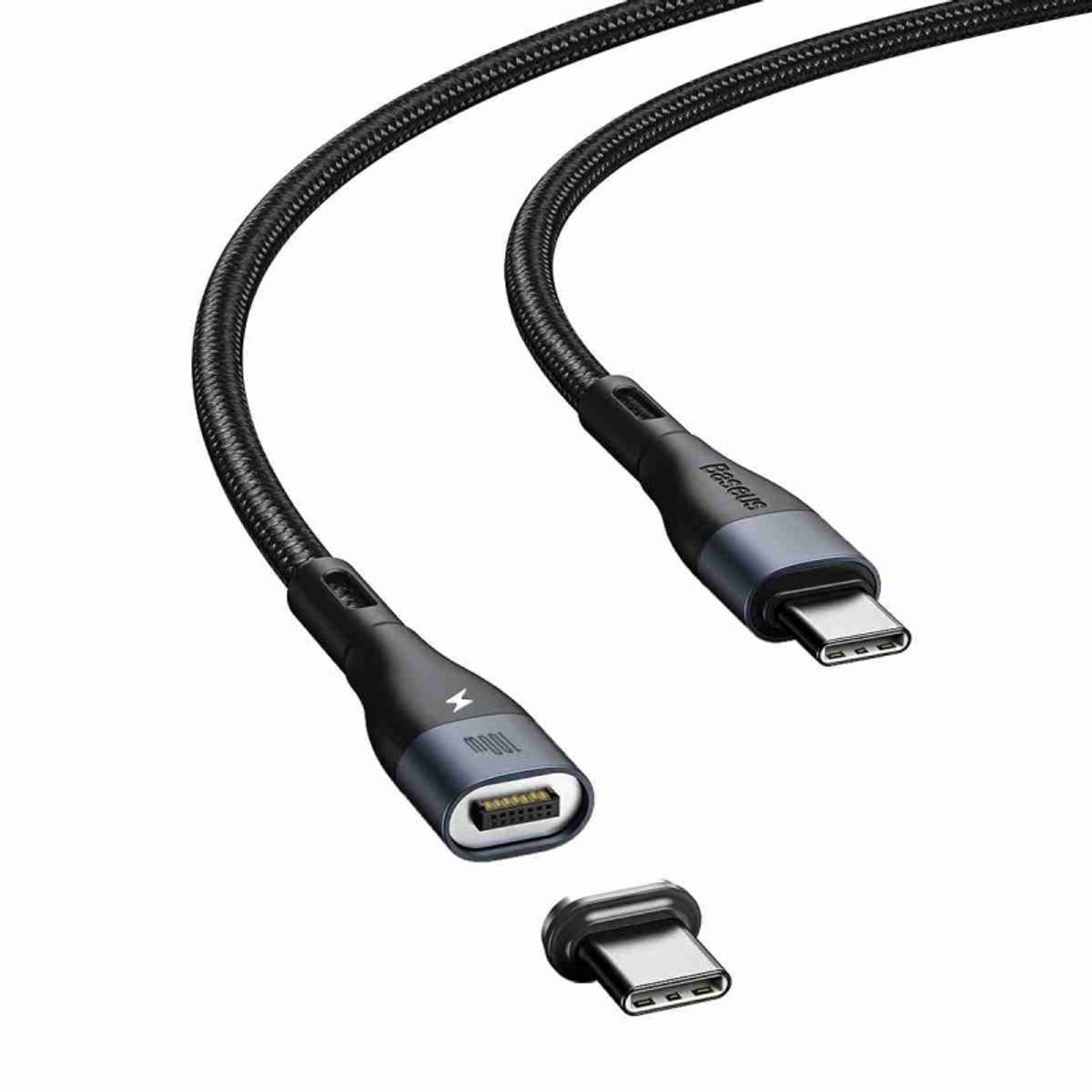 BASEUS - Cable de Carga USB-C 1.5 metros Magnético Baseus