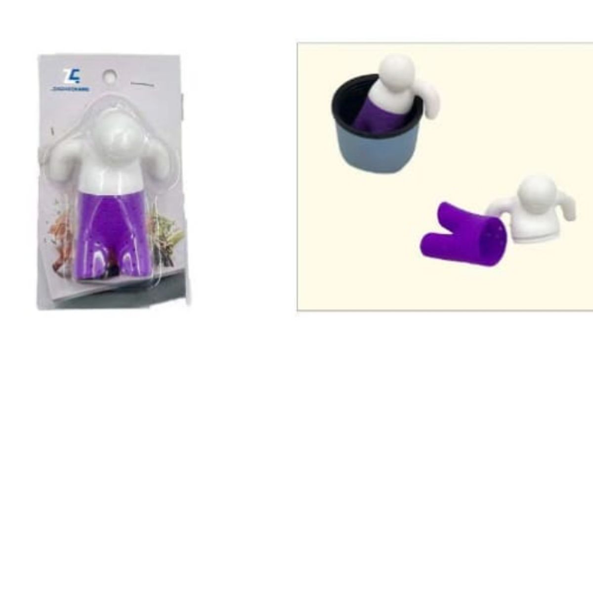 GENERICO - Infusor De Te Silicona Diseño Muñequito