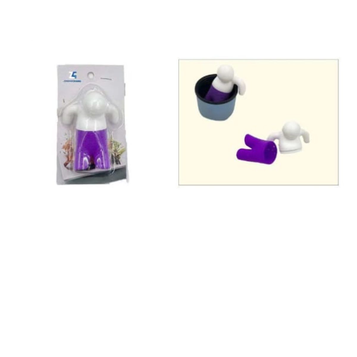 GENERICO - Infusor De Te Silicona Diseño Muñequito