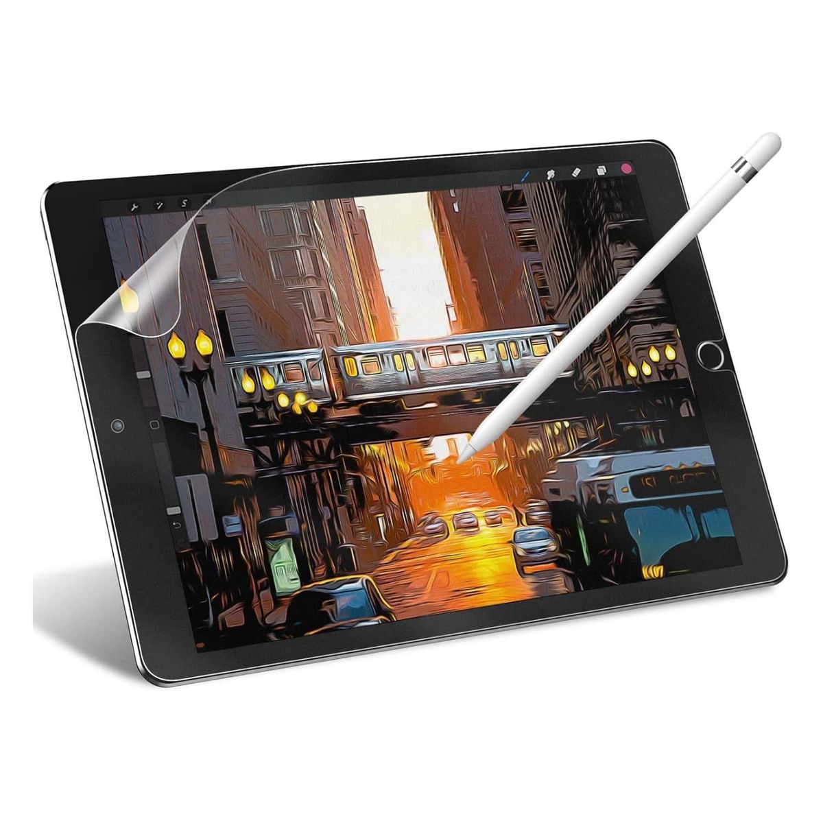 GENERICO - Mica Sensación Papel Para iPad Mini 4 y 5 Kit Instalación