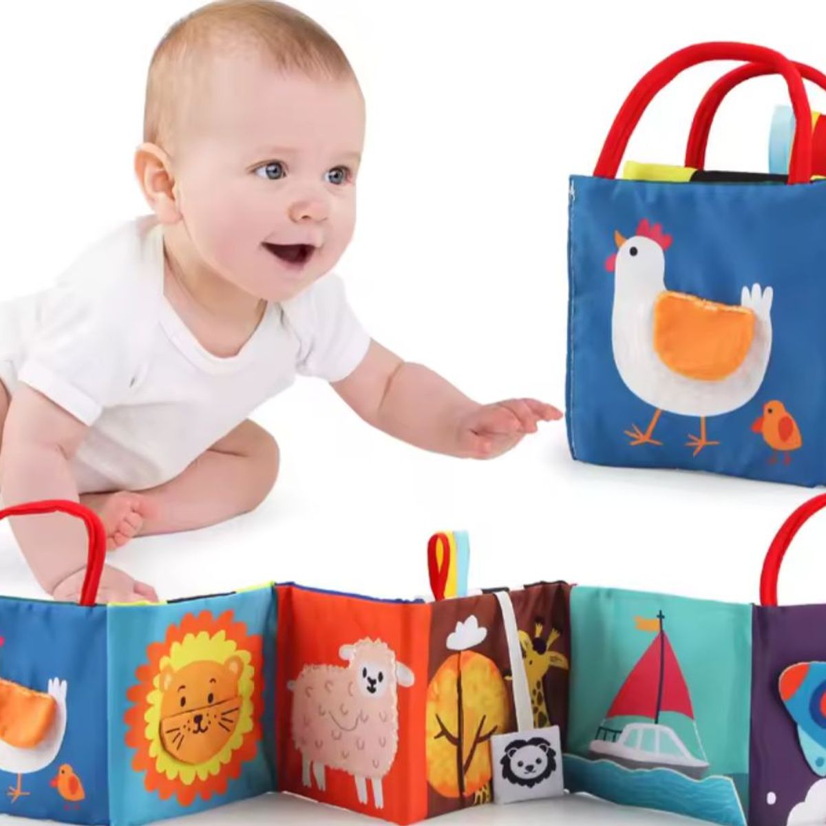 GENERICO - Libro Sensorial Para Bebe Cuna Doble