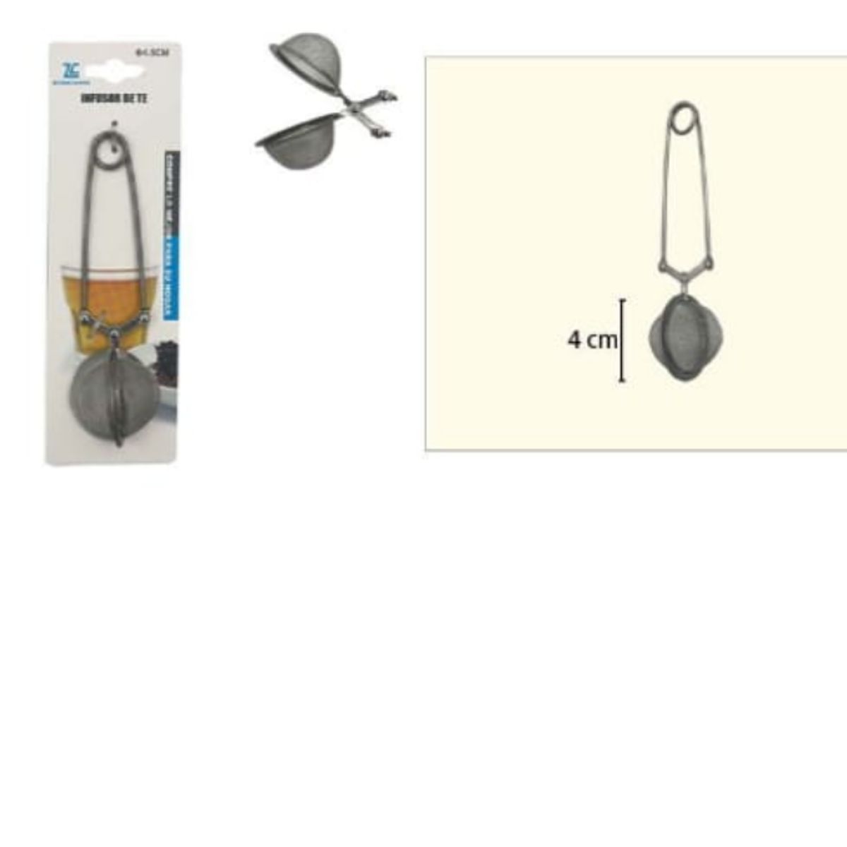 GENERICO - Infusor De Te Acero Inoxidable Cocina 45Cm