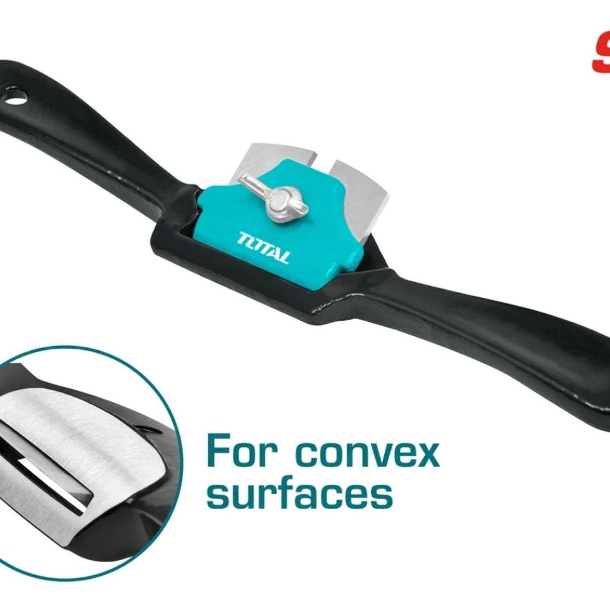 TOTAL - Cepillo Carpintero Manual Espauce Plano 230mm Total