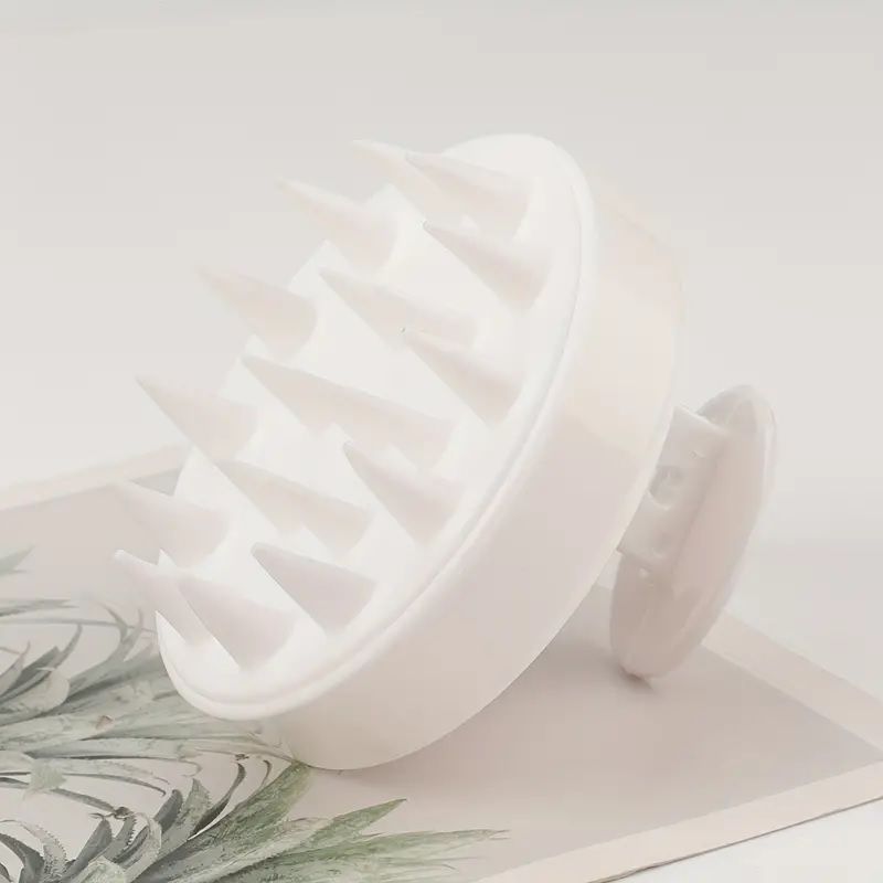 GENERICO - Cepillo Para Cabello Ducha Masajeador En Silicona Blanco