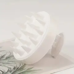 GENERICO - Cepillo Para Cabello Ducha Masajeador En Silicona Blanco