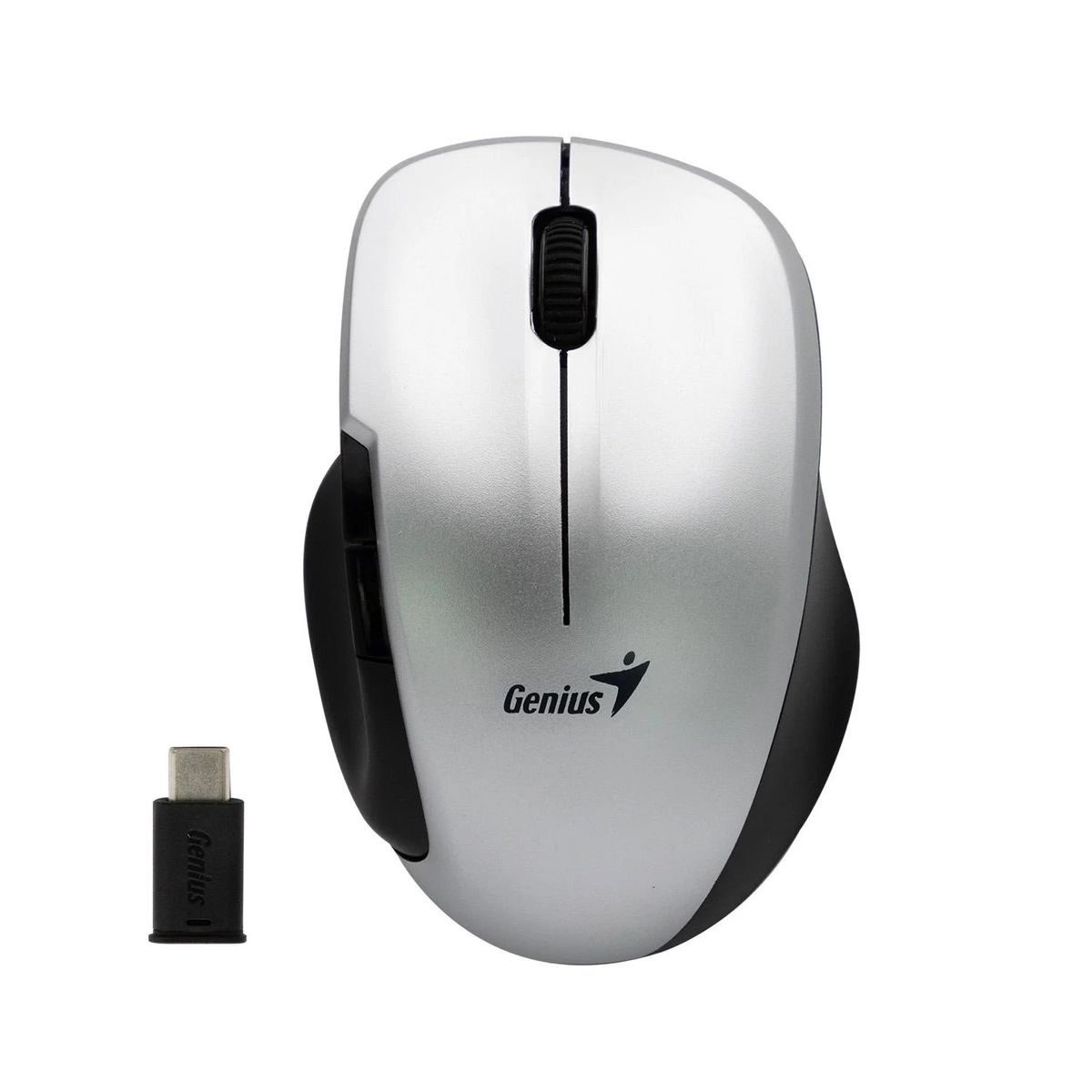 GENIUS - Mouse Ergo 8200s Genius Inalámbrico Tipo-c Silver