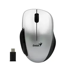 GENIUS - Mouse Ergo 8200s Inalámbrico Tipo-c Silver