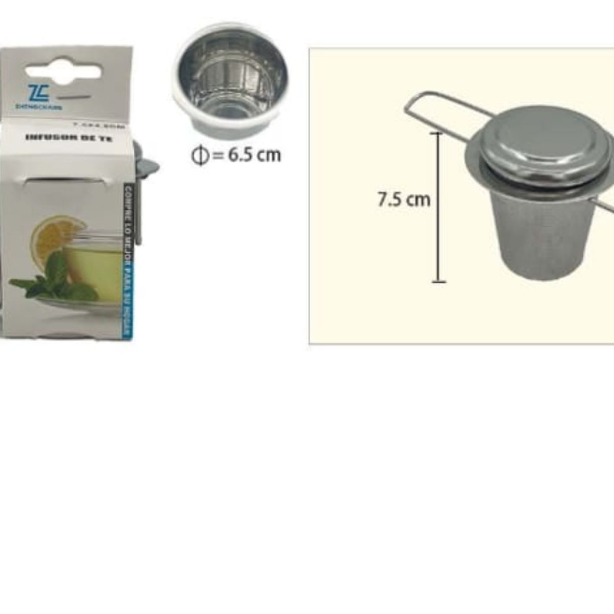 GENERICO - Infusor De Te Acero Inoxidable Cocina 75Cm