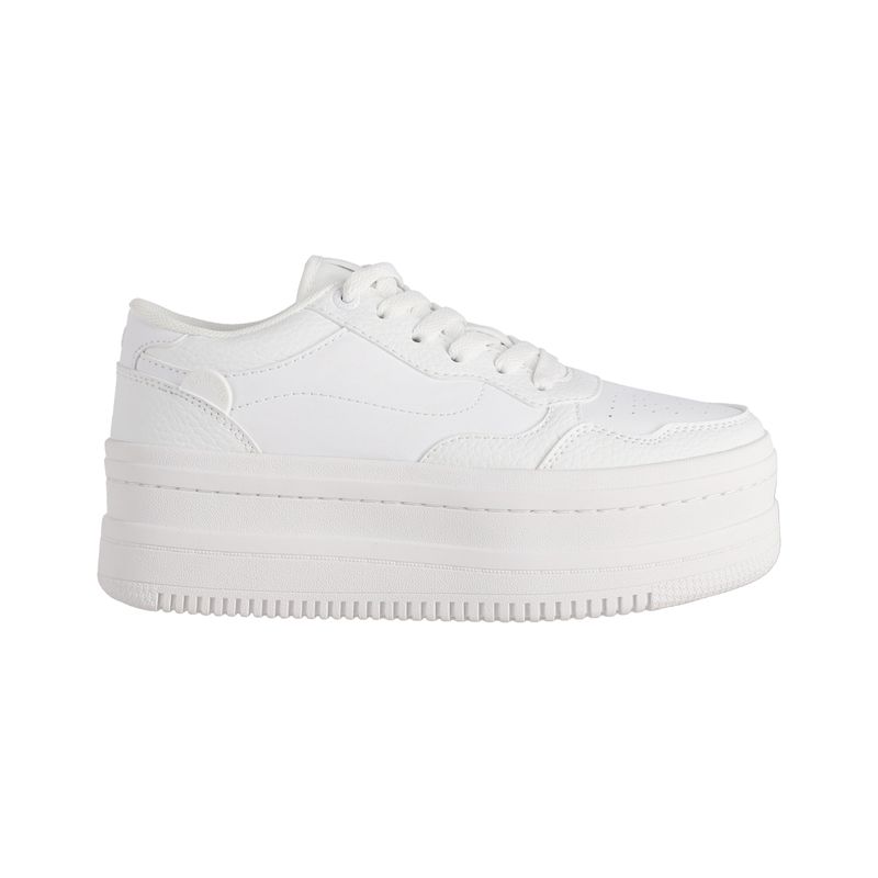 BAMERS - Zapatillas Plataforma Mujer Bamers Girona High Blanco