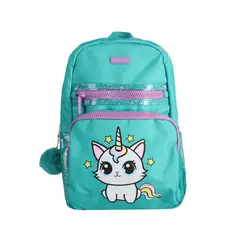 BAMERS - Mochila Gato Turquesa