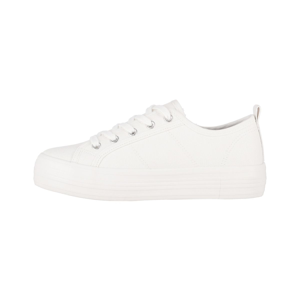 BAMERS - Zapatillas Mujer Bamers New Canvas Platform II Blanco