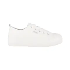 BAMERS - Zapatillas Mujer New Canvas Platform II Blanco