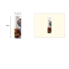GENERICO - Pinchos Brochetas Anticucho Acero Inoxidable 30cm