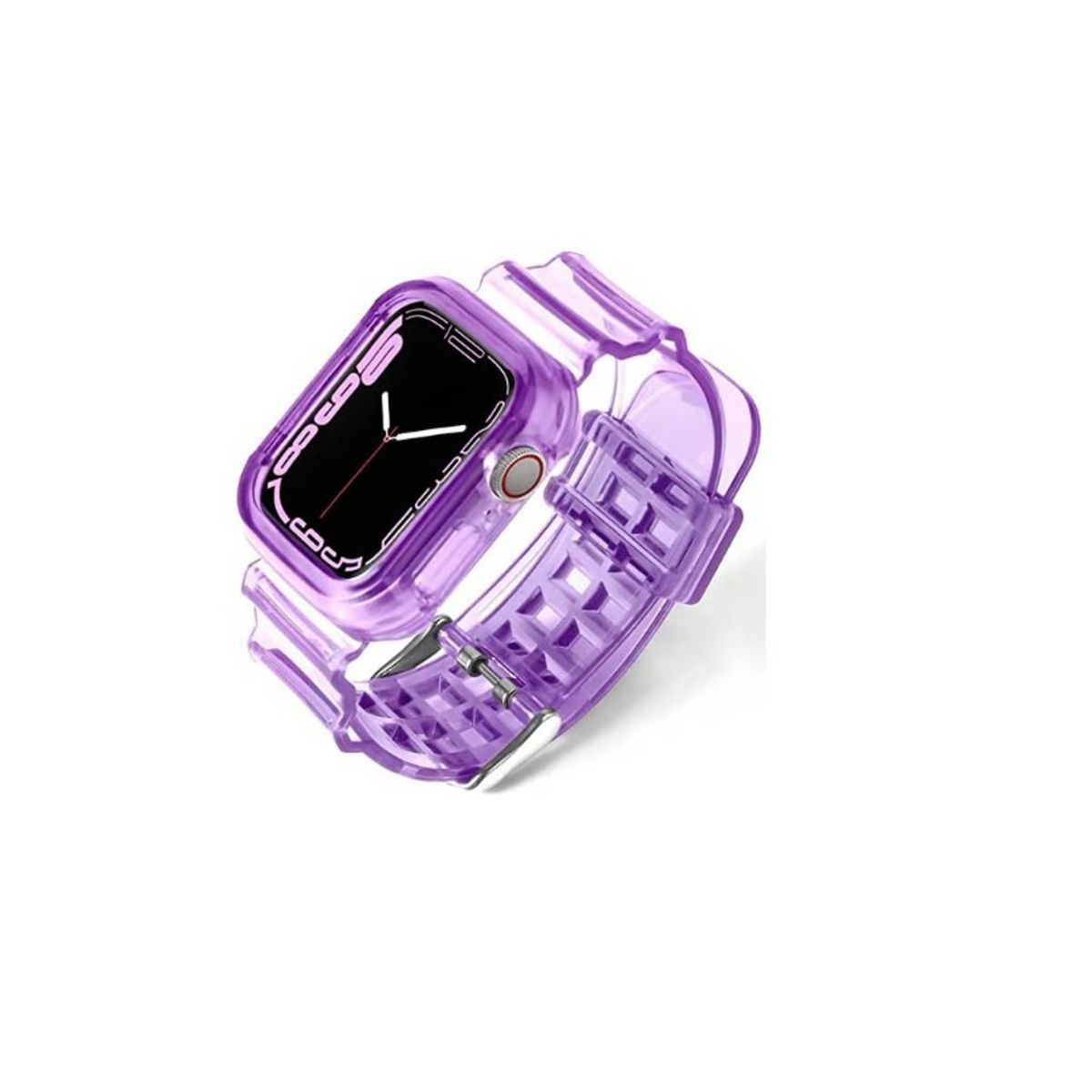 GENERICO - Carcasa con Correa Morada  para Apple Watch 38/40/41 mm serie de 1 a 7