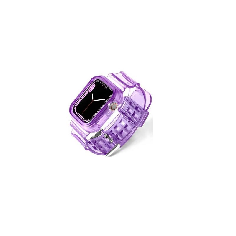 GENERICO - Carcasa con Correa Morada  para Apple Watch 38/40/41 mm serie de 1 a 7