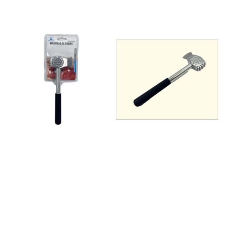 GENERICO - Martillo Ablandador De Carne Acero Inoxidable