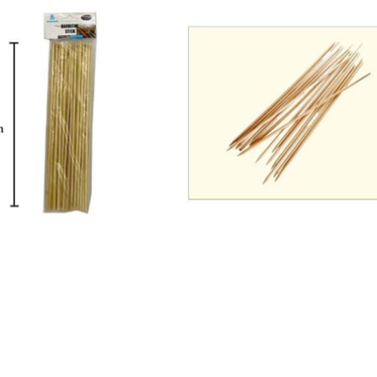 GENERICO - Brochetas De Bambu Para Anticuchos 35Cm