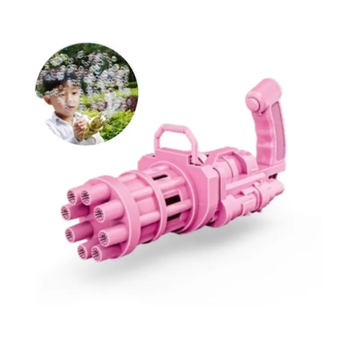 GENERICO - Pistola De Burbujas Maquina Agua Pistola Lanza Burbujas Rosa