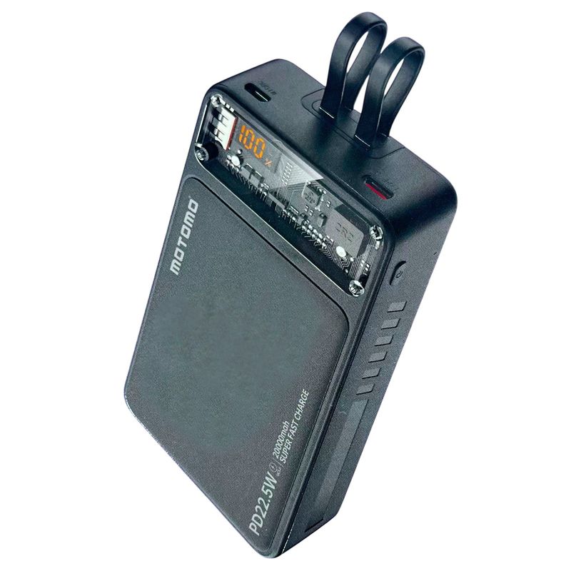 MOTOMO - Bateria Externa Powerbank 20.000mah Motomo MO36 Negro