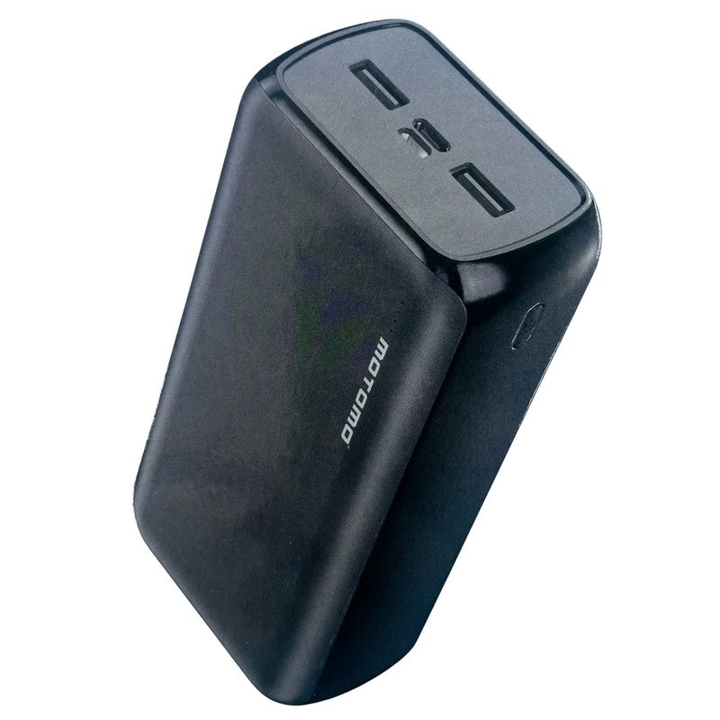MOTOMO - Bateria Portatil Inalámbrico POBAMO38 30.000Mah 2.4A Negro