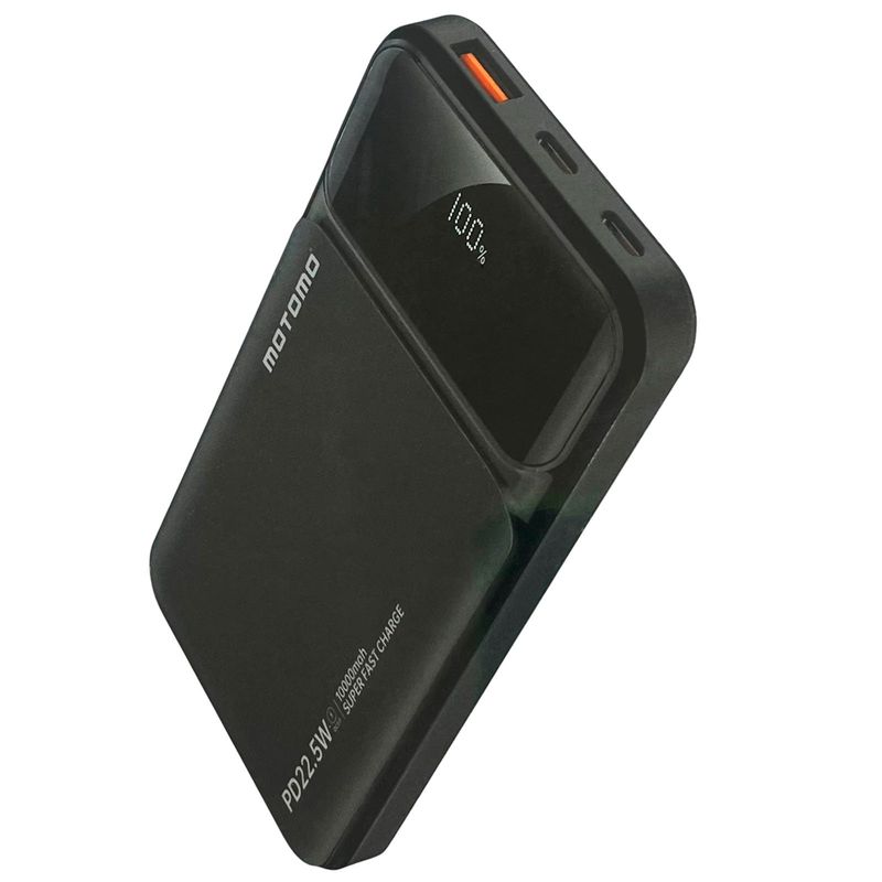 MOTOMO - Bateria Externa Cargador Portátil Powerbank 10.000mah MO39 Negro