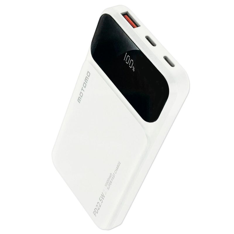 MOTOMO - Bateria Externa Cargador Portátil Powerbank 10.000mah MO39 Blanco