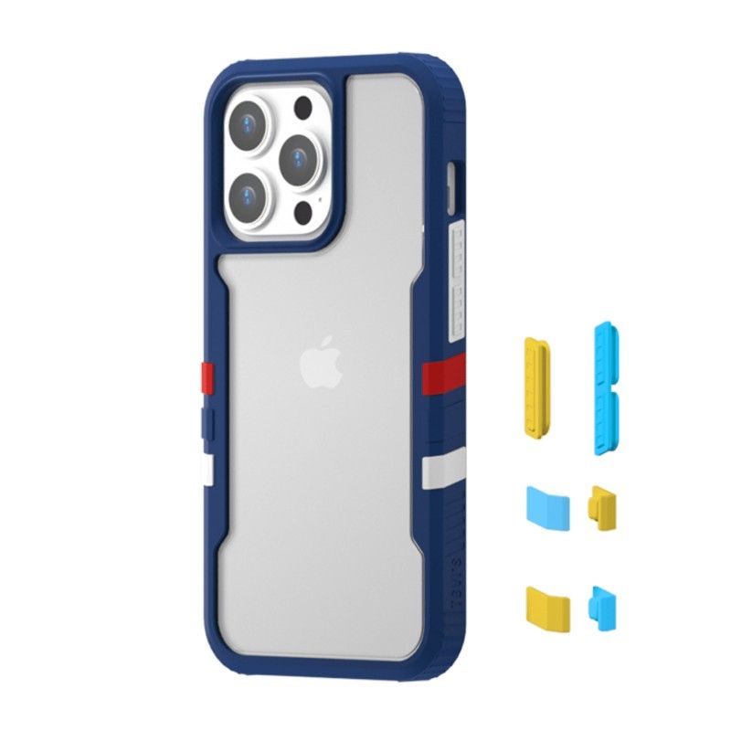 PINEAPPLESTORE - Protector Vibrant Serie iPhone 13 Mini Azul TGVI´S
