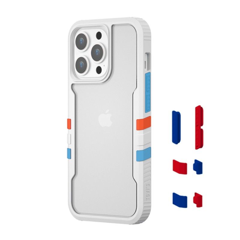 PINEAPPLESTORE - Protector Vibrant Serie iPhone 13 Mini Blanco TGVI´S