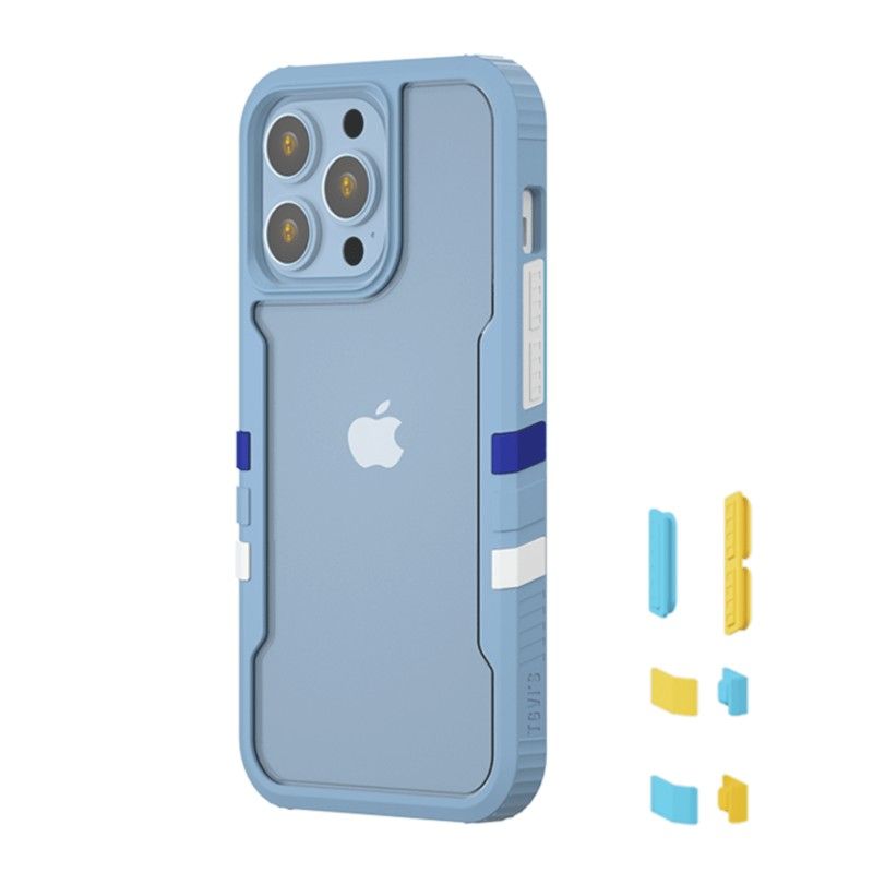 PINEAPPLESTORE - Protector Vibrant Serie iPhone 13 Pro Max Sierra Blue TGVI´S