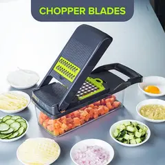 MOVI - Picador y Rallador de Verduras y Frutas 5 en 1