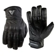 RESPEKT - Guante para moto de cuero térmico impermeable Night 21