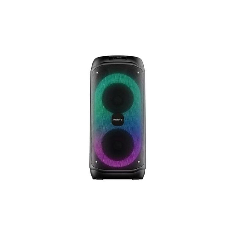 MASTER G - Parlante Karaoke Bluetooth Raptor 8x2 Con Micrófono Color Negro