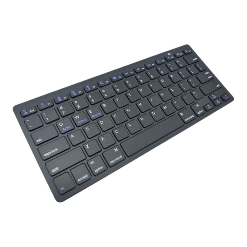 GENERICO - Teclado Bluetooth negro Universal En Caja