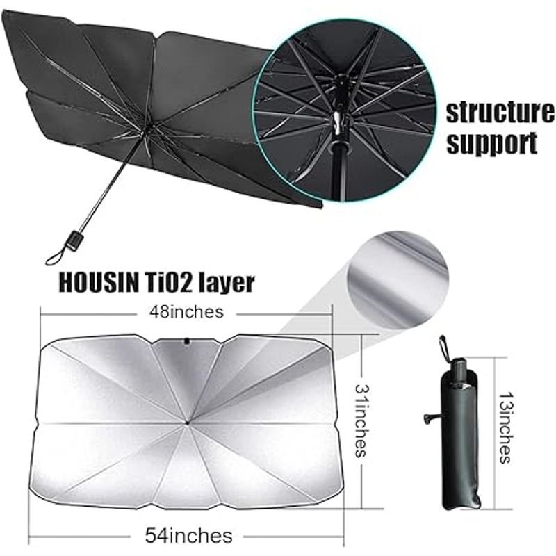 MOVI - Parasol Retráctil para Autos y Camionetas