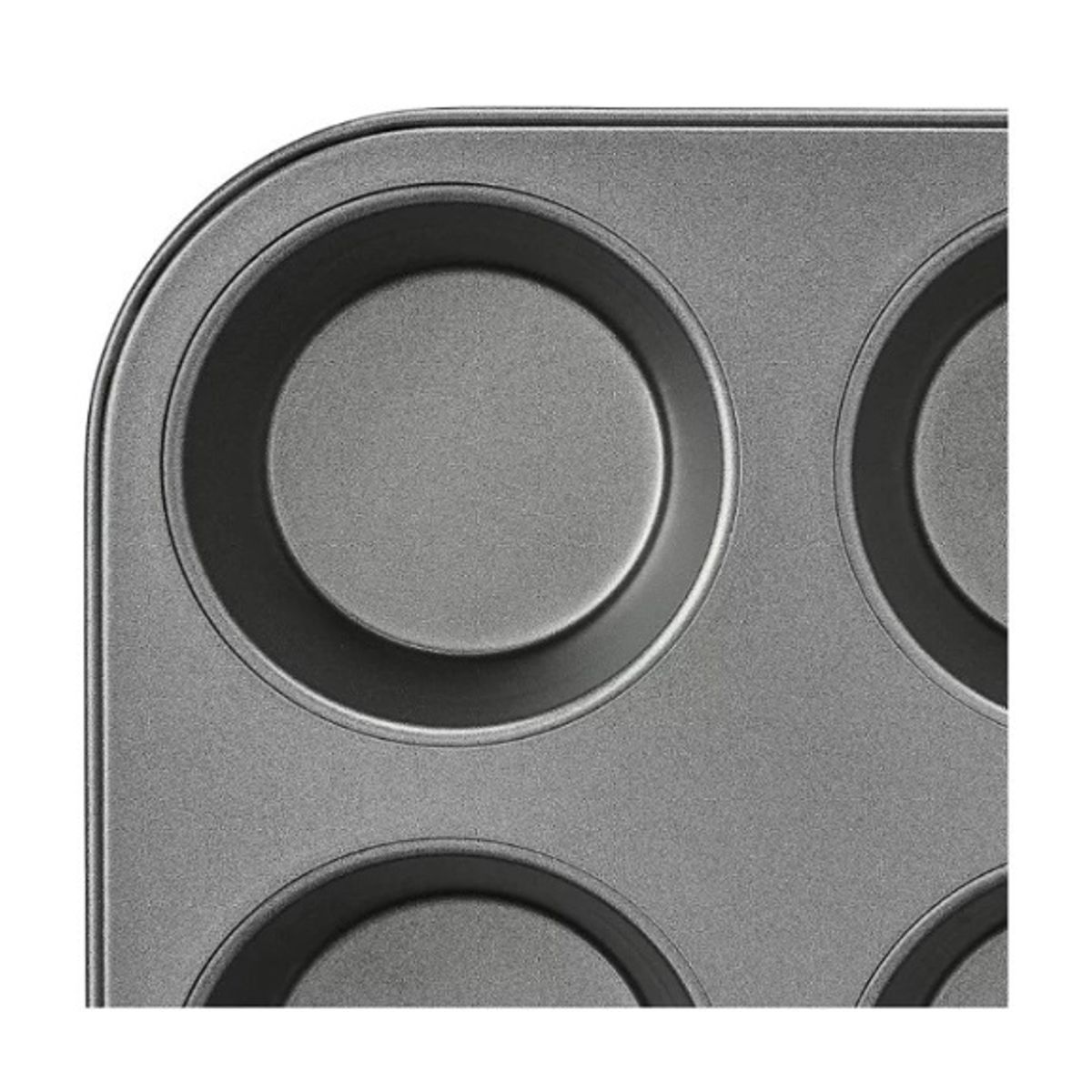 SWEET COOK - Bandeja Molde Para Cupcakes Muffins 12 Cupcakes Color Negro