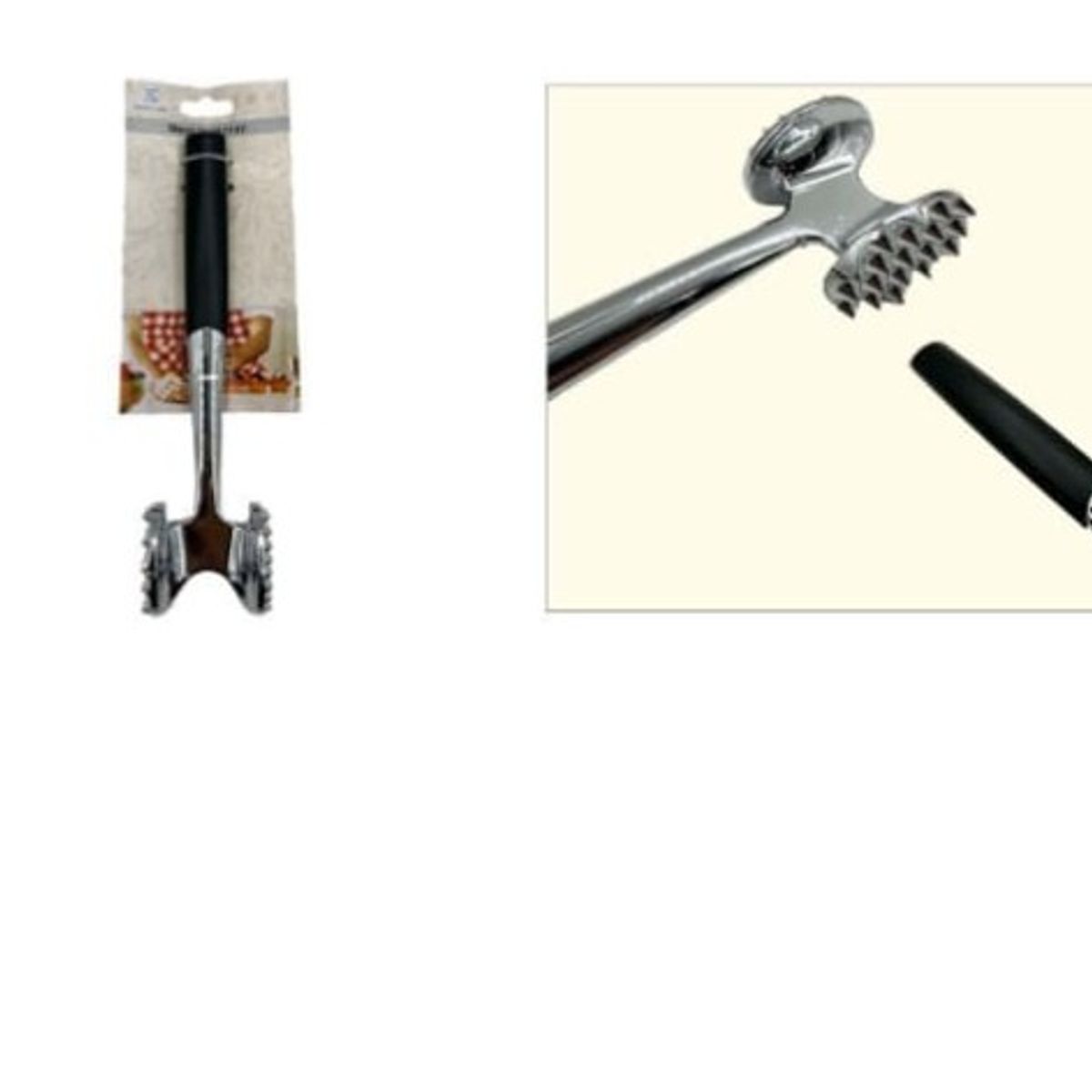 GENERICO - Martillo Ablandador De Carne Acero Inoxidable