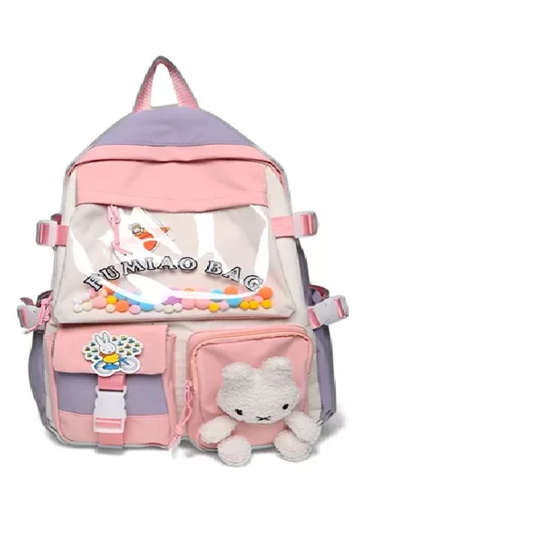 GENERICO - Mochila Bolso Escolar Kawaii Estilo Coreano Gran Capacidad